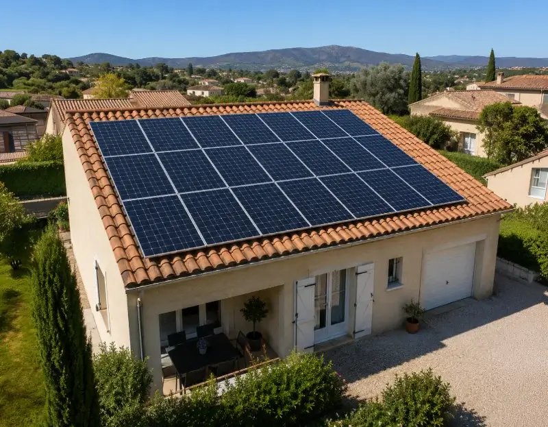 Prime à l'autoconsommation panneaux solaires Saint-Dézéry — aide financière de l'État